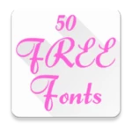 Logo of Free Fonts 50 Pack 6 android Application 