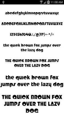 Free Fonts 50 Pack 6 android App screenshot 3