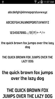 Free Fonts 50 Pack 6 android App screenshot 8